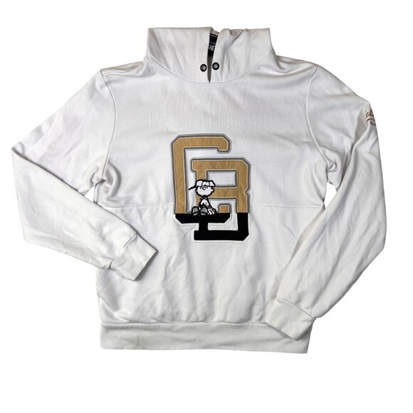 Iceberg Pullover Hoodie Sweatshirt Mens Large White Embroidered Streetwear Retro - Picture 1 of 10